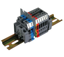 TE Connectivity DIN Rail Terminal Blocks (Standard Gray) M4/6, M6/8